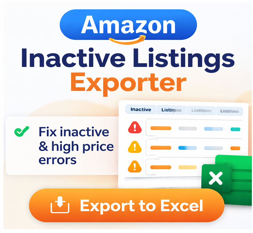 Amazon Inactive Listings Exporter : Chrome Extension